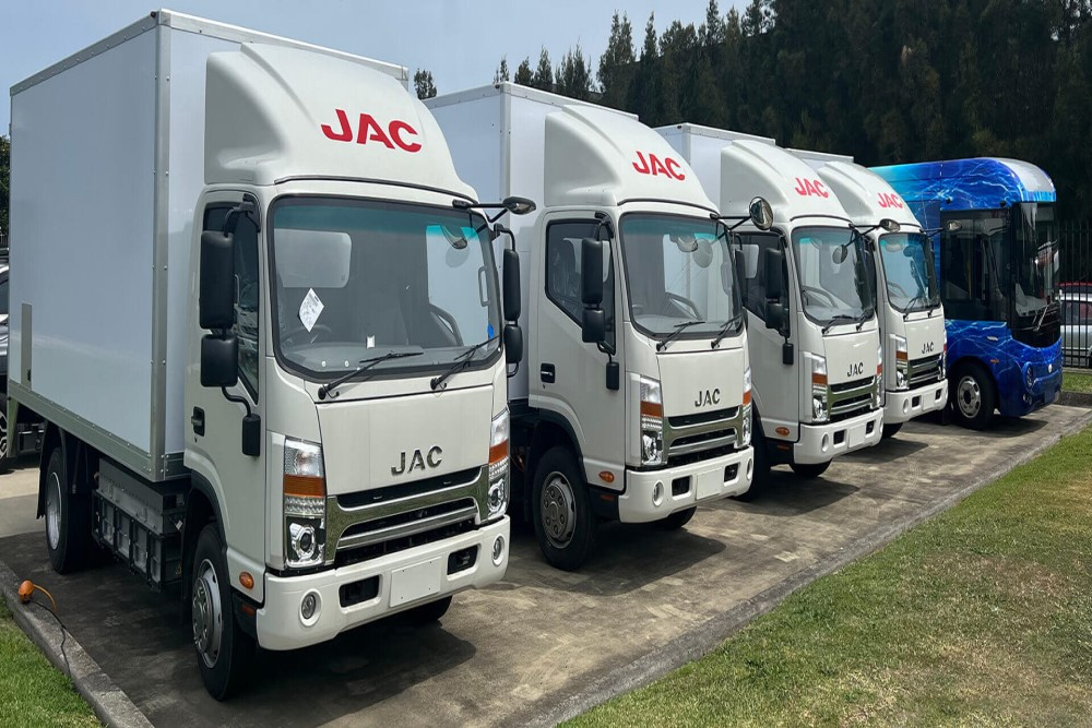 JAC Puts New EV truck on Queensland Roads image